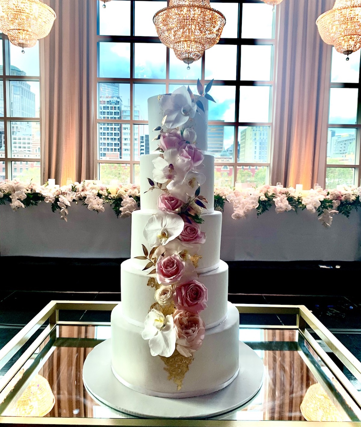 Mela Patisserie custom wedding cake